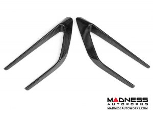 Mercedes-Benz C-Class W205 C63 AMG Front Fender Fin - Carbon Fiber